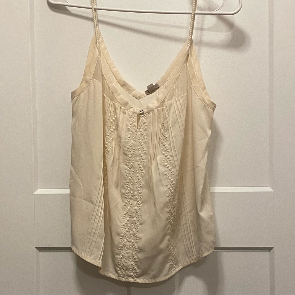 Cream Tank - Size Medium